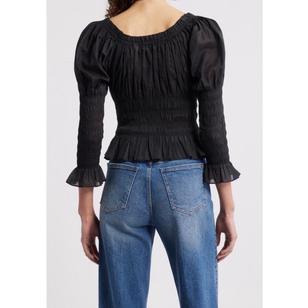 Doen Baptisia Top in Black - Womens Medium - Picture 4 of 5